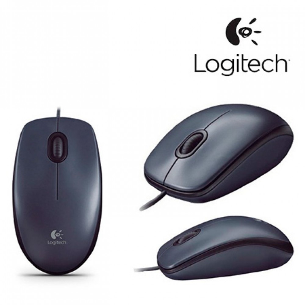 mouse-logitech-m90-usb-dark