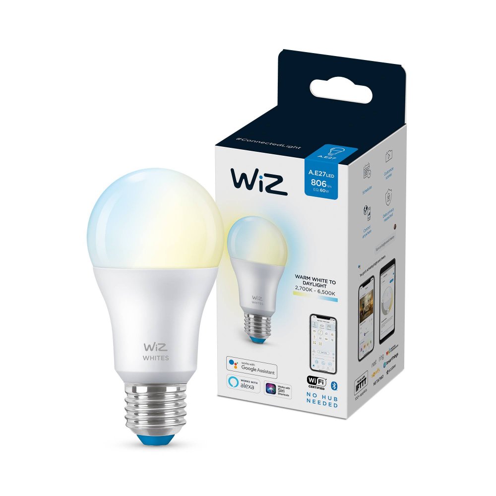 lampara-wiz-led-smart-a60-e27-blanco