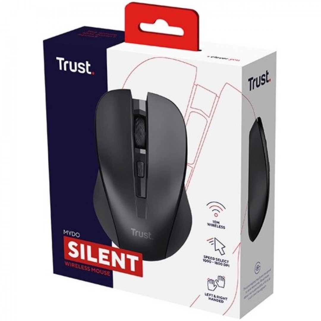 mouse-trust-mydo-wireless-black