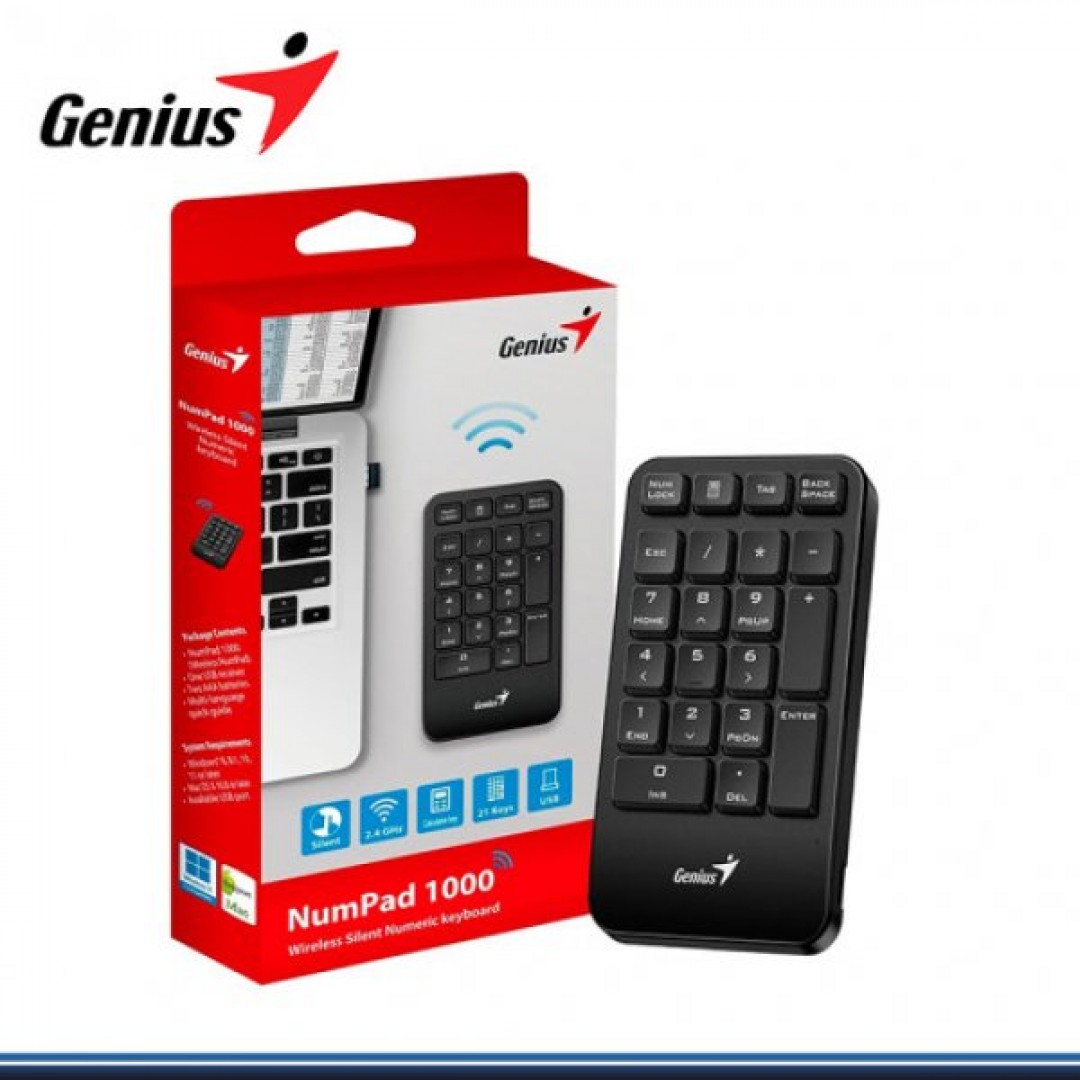 teclado-numerico-genius-1000-wireless