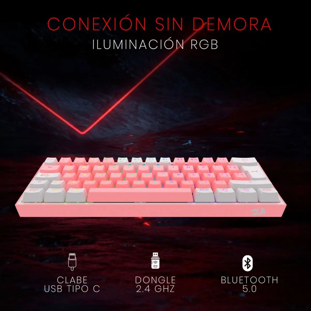 teclado-redragon-fizz-pro-k617-pinkwh